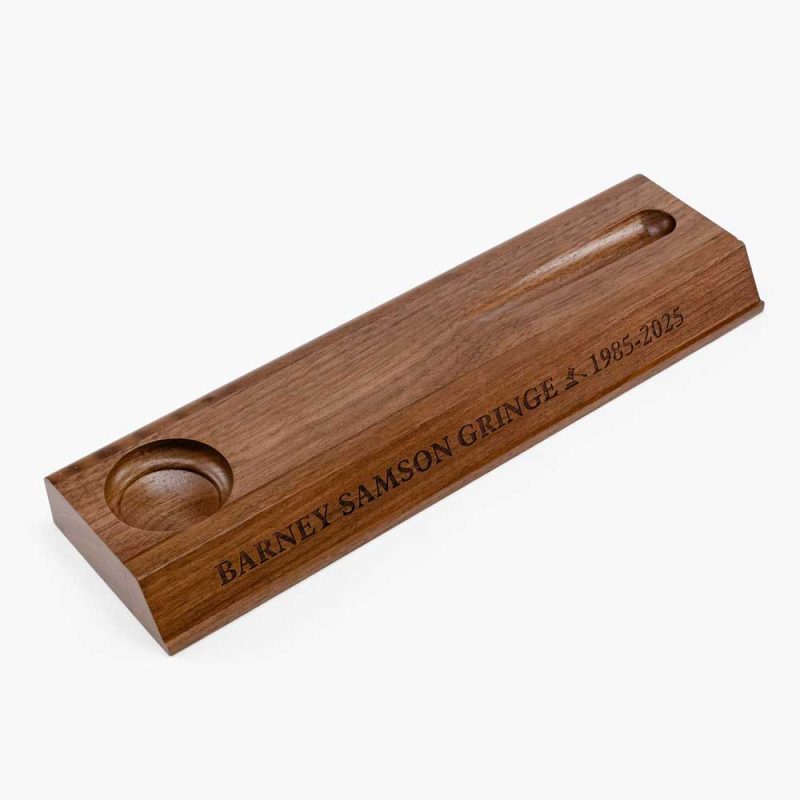 Personalized Walnut Wood Gavel Presentation Block - Image 2