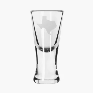 Engraved Tall Tapered Shot Glass 2oz