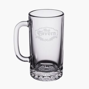Engraved Starburst Base Beer Mug 16oz/25oz