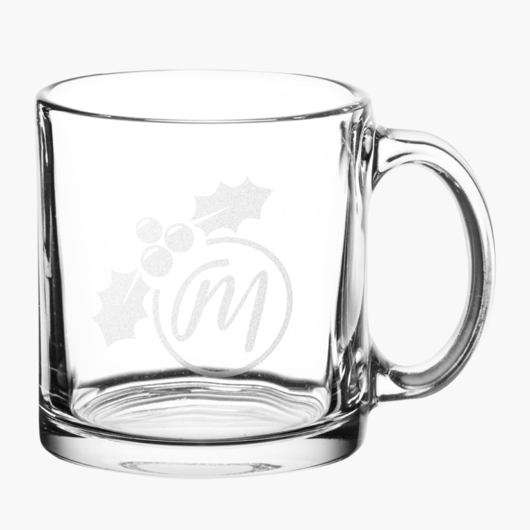 Glass Coffee Mug 13oz. Crystal Images, Inc.