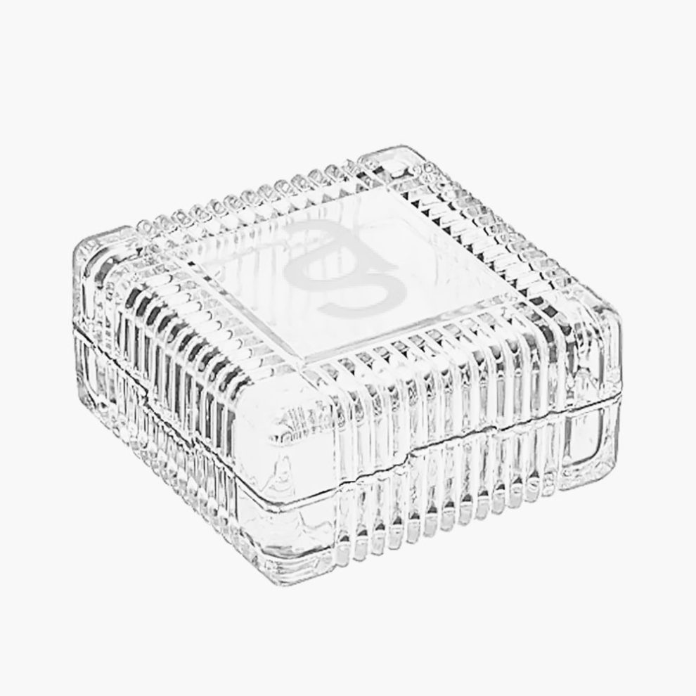 Glass Clam Shell Trinket Box Crystal Images, Inc.