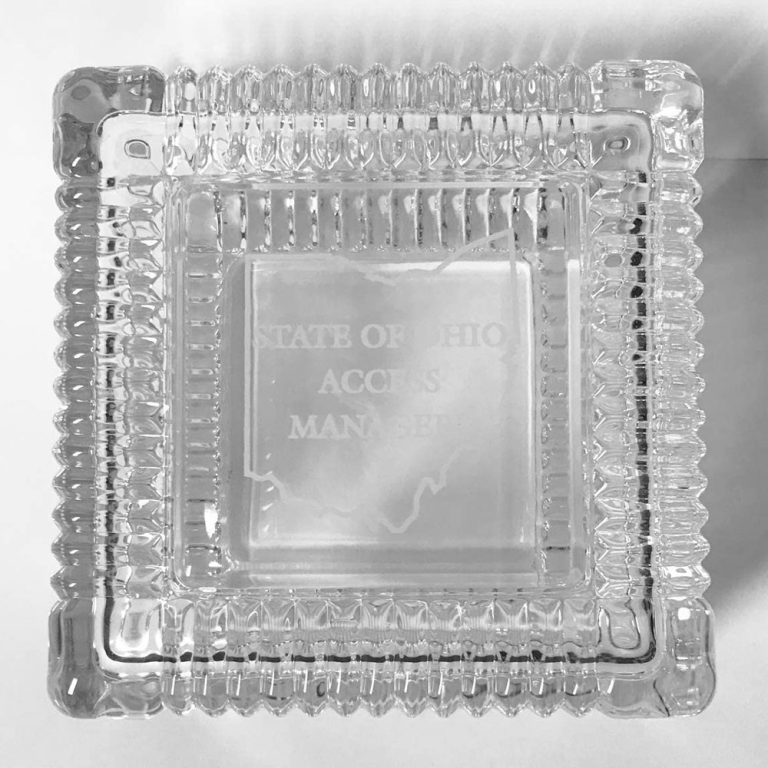 Glass Clam Shell Trinket Box Crystal Images, Inc.