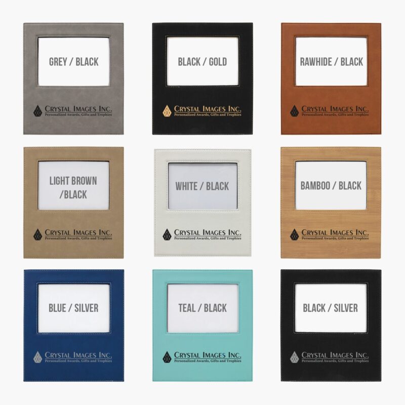 Personalized Leatherette Notable Picture Frame - Image 3