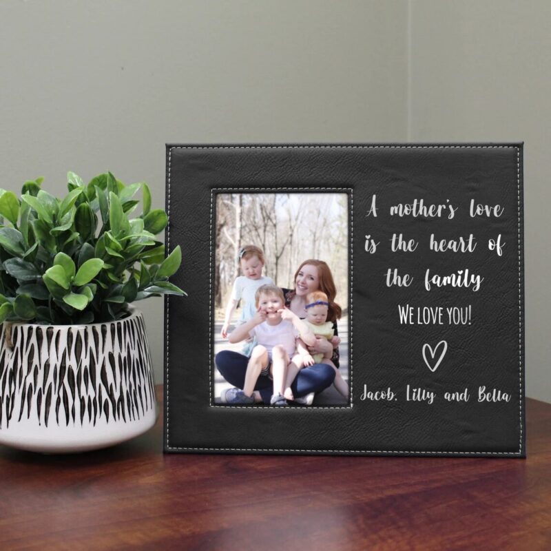 Personalized Leatherette Notable Picture Frame - Image 2