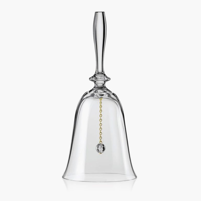 Engraved Traditional Crystal Clear Bell