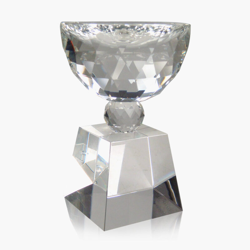 Engraved Crystal Trophy Cup Award - Image 5