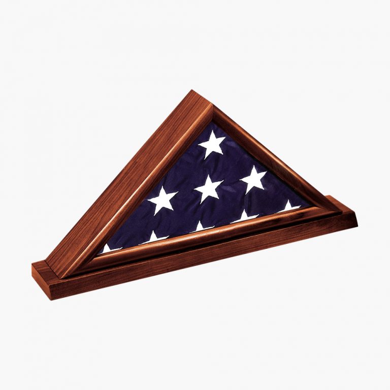 Wood Flag Case Crystal Images, Inc.