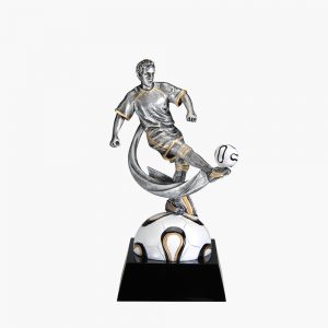Custom Resin Soccer Player In Motion Award