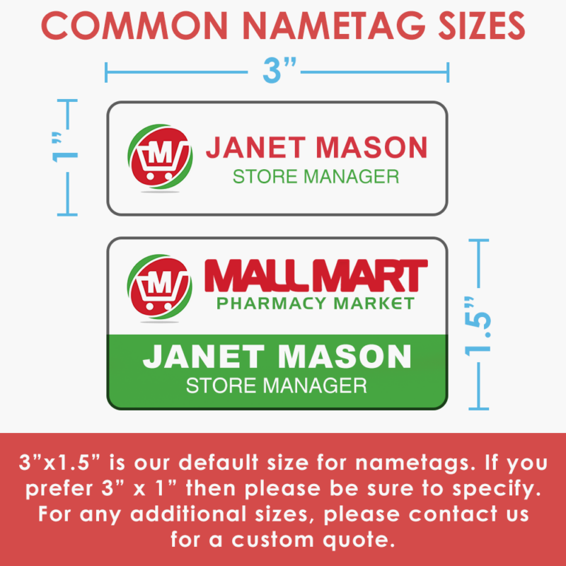 Personalized Magnetic Name Tags - Image 2