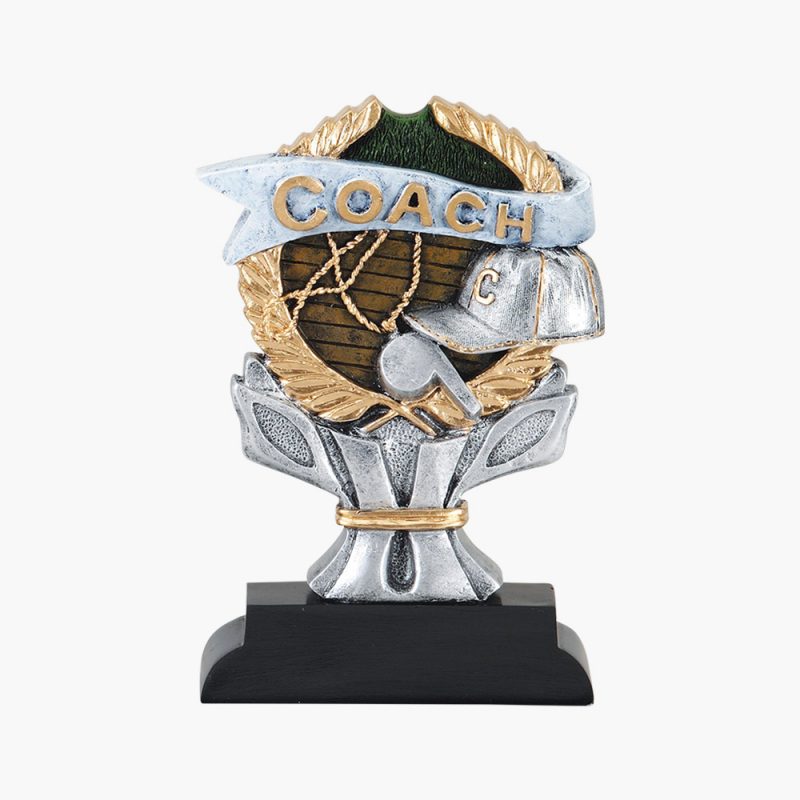 Custom Resin Painted Coaching Wreath Award