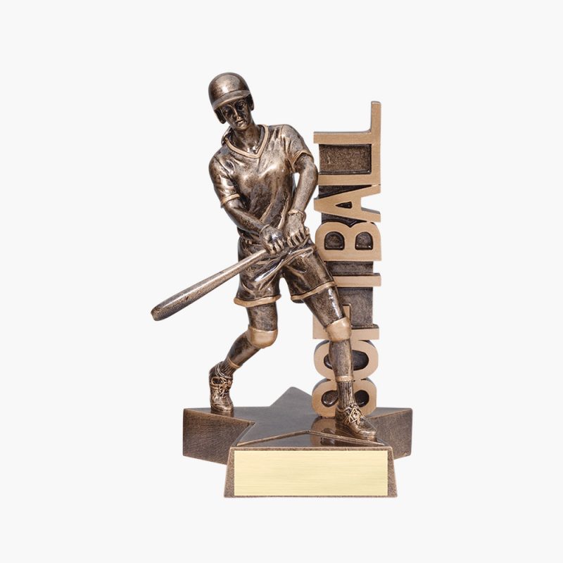 Custom Resin Star Marquee Softball Award