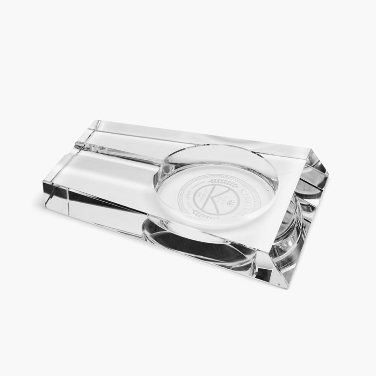 Crystal Rectangle Cigar Ashtray Crystal Images, Inc.