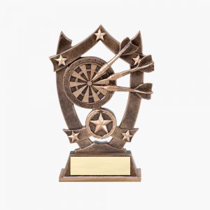 Darts Glass trophy Award in 4 Sizes with FREE Engraving up to 30 Letters 