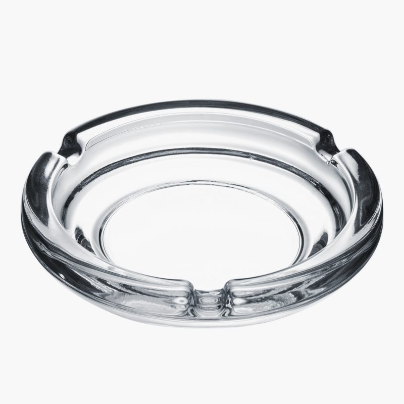 Traditional Glass Round Ashtray - Image 4