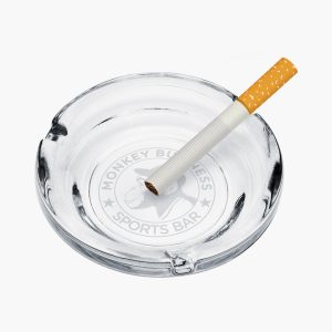 Traditional Glass Round Ashtray