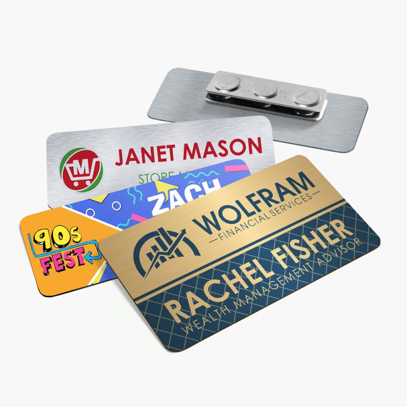 Personalized Magnetic Name Tags