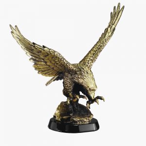 Gold Resin Swooping Eagle