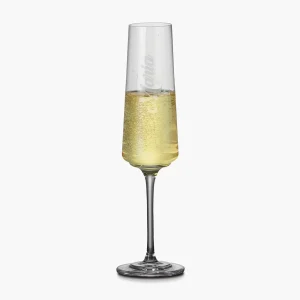 Engraved Kono Champagne Flute