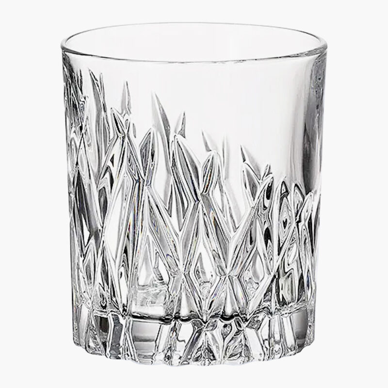 Engraved Crystal Vimen Rocks Glass