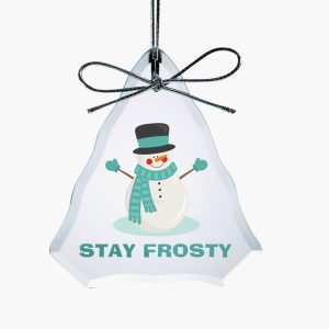 Personalized Crystal Beveled Tree Ornament