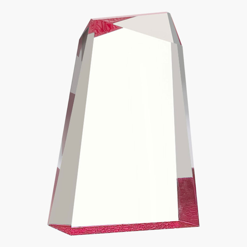 Engraved Red Acrylic Fantasy Peak Award